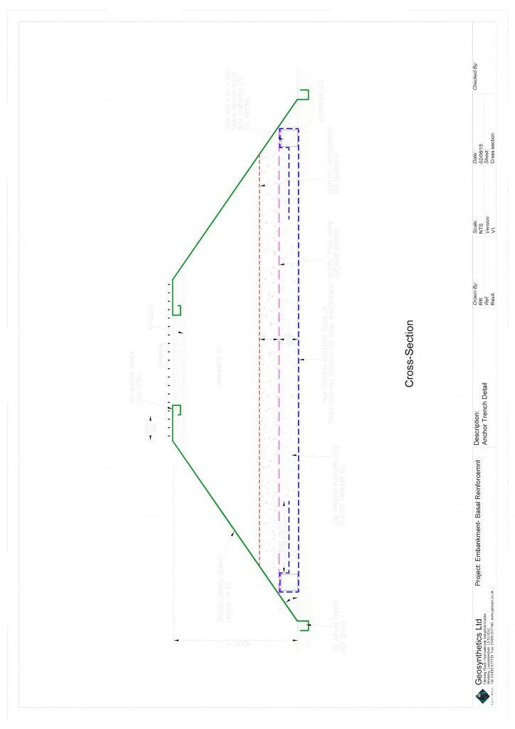 08-1 EMB Embank - Basal reinf - Cross Section RevA